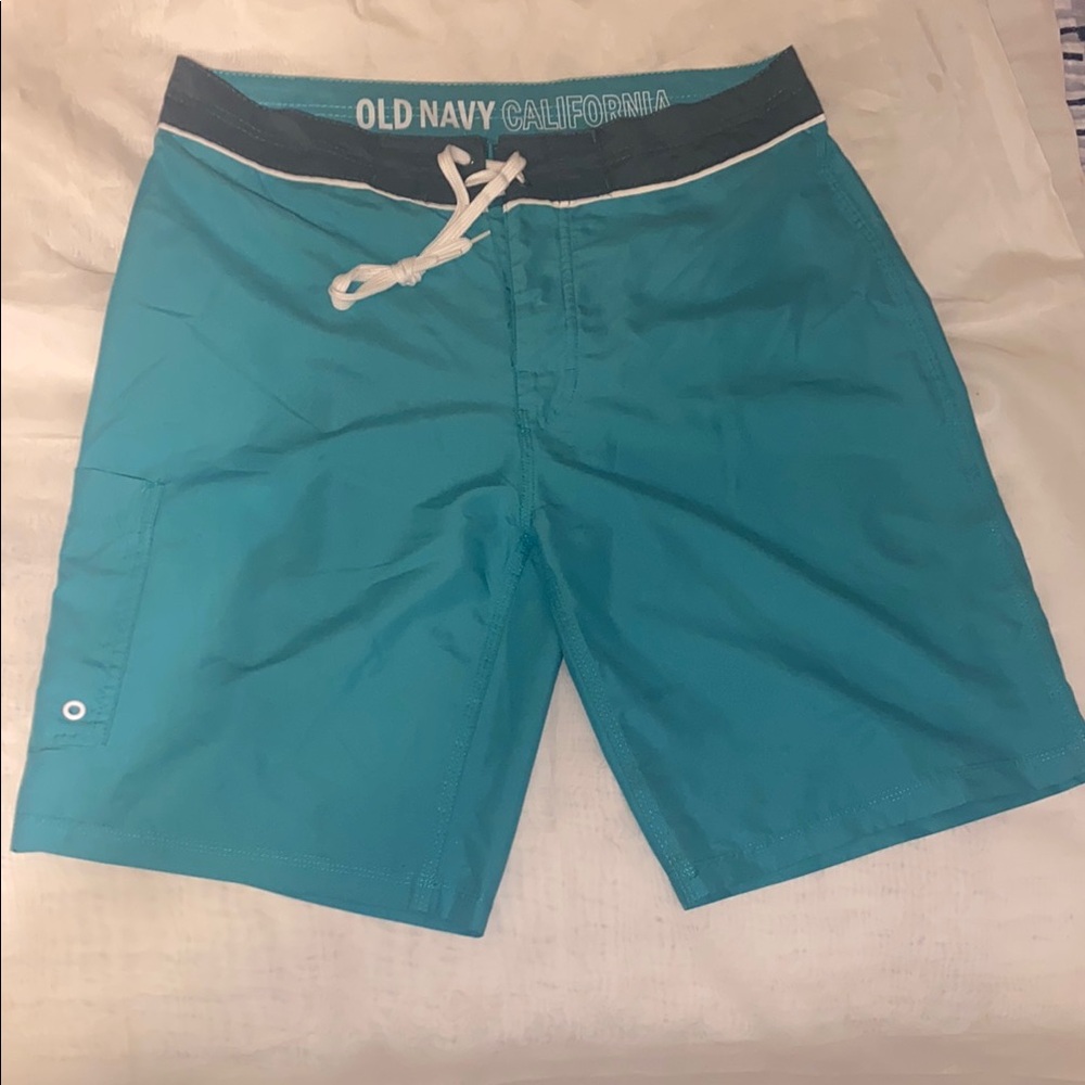 Old Navy Men's Teal Swim Shorts
